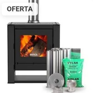 Home Calefactor Gold 500 Charcoal (Pack de Instalación)